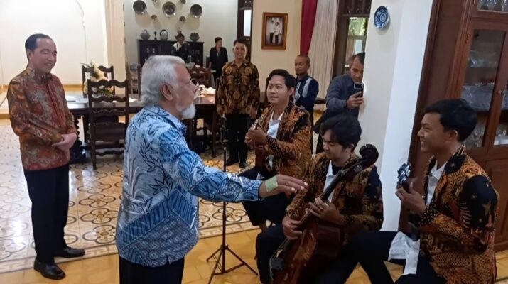 Xanana Gusmao Temui Jokowi di Solo, Ikut Bernyanyi Bengawan Solo saat Disambut Keroncong